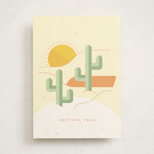 This is a desert birthday cards with standard by Kiersten Garner called desert adventure printing on signature in greeting cards