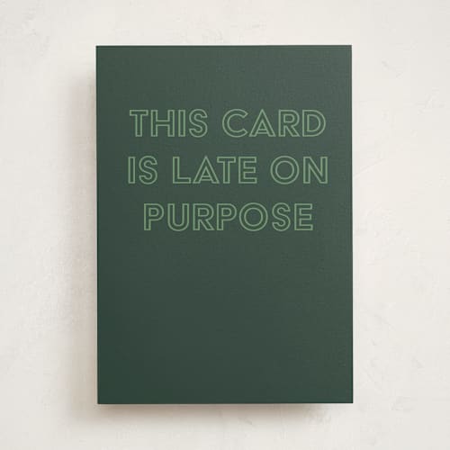 This is a grass birthday cards with standard by Amy Payne called celebrate you twice printing on signature in greeting cards