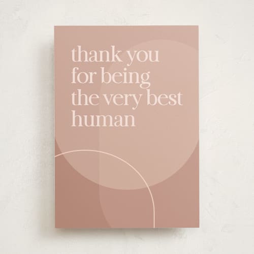 This is a ochre birthday cards with standard by JoAnn Jinks called very best human printing on signature in greeting cards