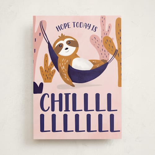 This is a rose birthday cards with standard by Gina Grittner called chill birthday printing on signature in greeting cards