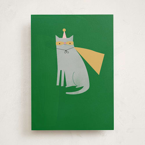 This is a grass birthday cards with standard by Lori Wemple called super birthday printing on signature in greeting cards