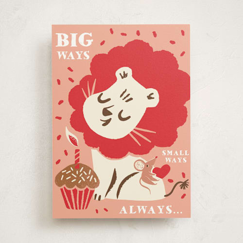 This is a cherry birthday cards with standard by Vivian Yiwing called always printing on signature in greeting cards