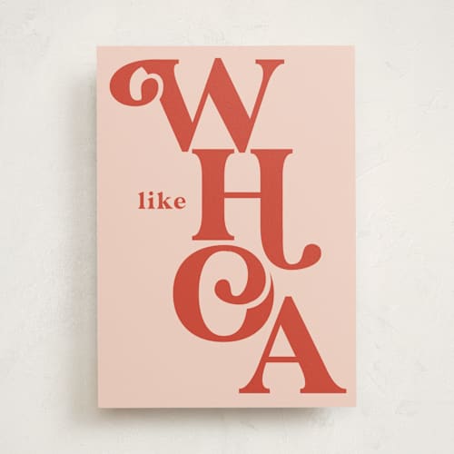 This is a pumpkin congratulations cards with standard by Lori Wemple called whoa printing on signature in greeting cards