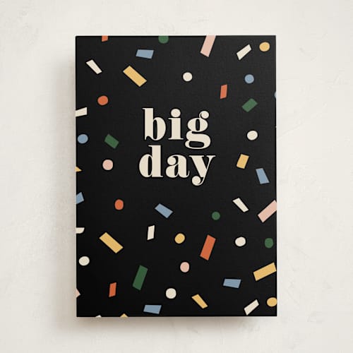 This is a ink congratulations cards with standard by Amy Kross called big day printing on signature in greeting cards