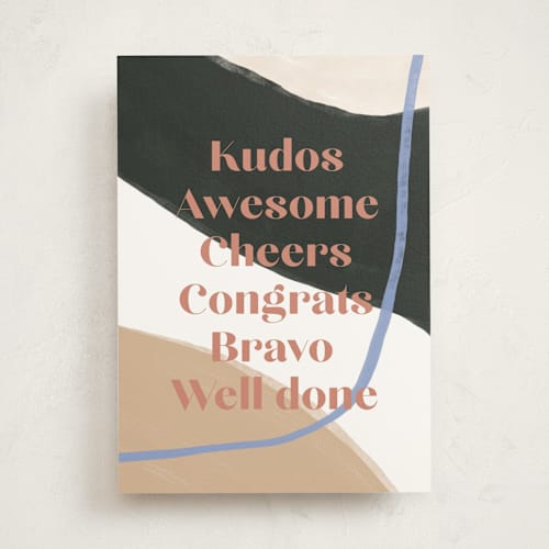 This is a latte congratulations cards with standard by Melanie Severin called kudos etc printing on signature in greeting cards
