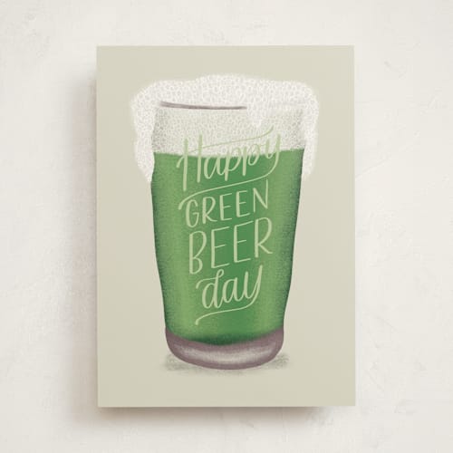 This is a sage greeting cards with standard by Carolyn Kach called may your draughts come true printing on signature in greeting cards