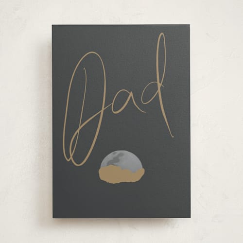 This is a ink fathers day cards with standard by Melissa Agular called moon & beyond printing on signature in greeting cards