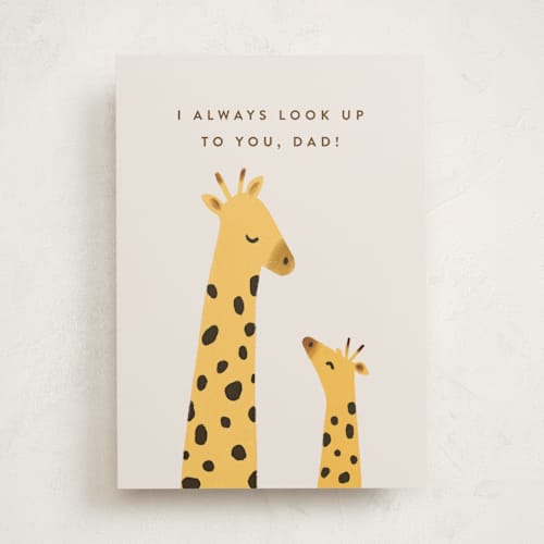 This is a lemon fathers day cards with standard by chocomocacino called torrijas printing on signature in greeting cards