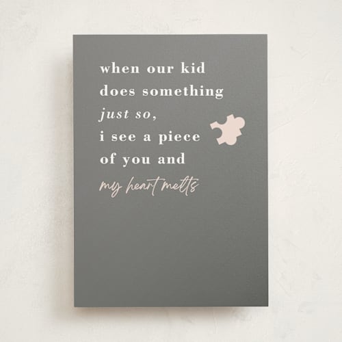 This is a cement fathers day cards with standard by Corie Page called piece of you printing on signature in greeting cards