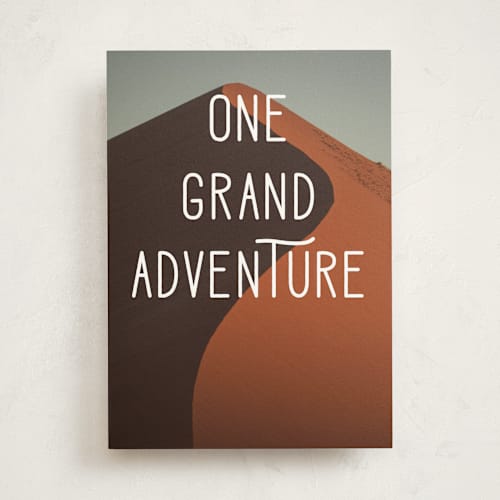 This is a earthy birthday cards for him with standard by Benno and Noosa called red dune printing on signature in greeting cards