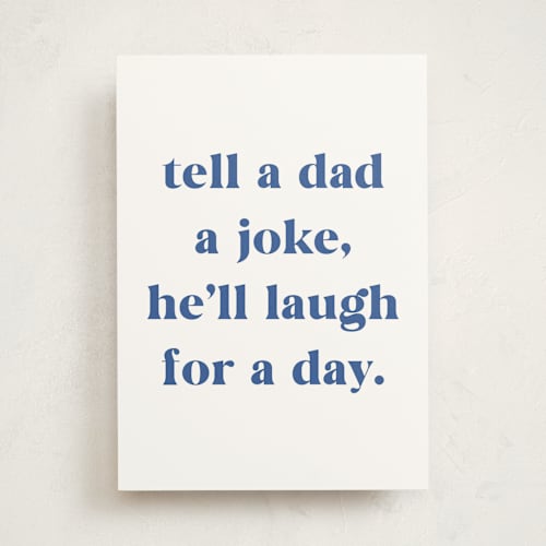 This is a navy birthday cards for him with standard by Wildflower Paper Company called a day printing on signature in greeting cards