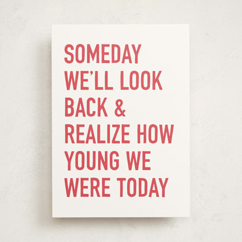 This is a lipstick birthday cards for him with standard by Up Up Creative called young we were printing on signature in greeting cards