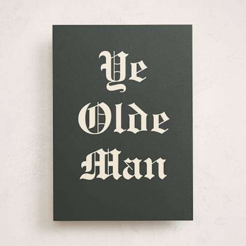 This is a midnight birthday cards for him with standard by Baumbirdy called ye olde printing on signature in greeting cards