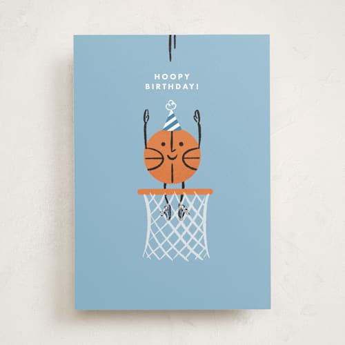 This is a capri birthday cards for him with standard by mo kelley called hoopy birthday printing on signature in greeting cards