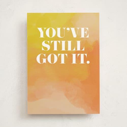 This is a sunny birthday cards for her with standard by Liz Taylor Creative called you've still got it printing on signature in greeting cards