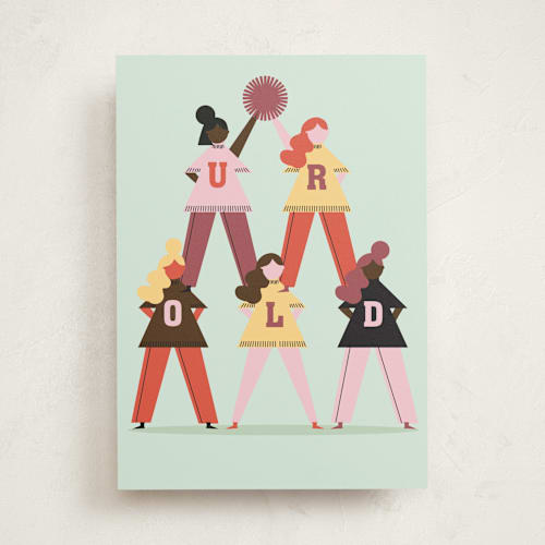 This is a mint birthday cards for her with standard by Baumbirdy called u r old printing on signature in greeting cards