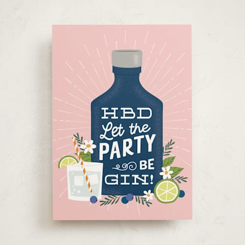 This is a rose birthday cards for her with standard by Nam Bourassa called birthday gin printing on signature in greeting cards