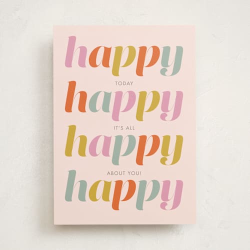 This is a rose birthday cards for her with standard by Dominique Vari called the happiest birthday printing on signature in greeting cards