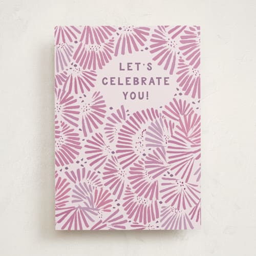 This is a plum birthday cards for her with standard by Christine Llewellyn called all that you are printing on signature in greeting cards