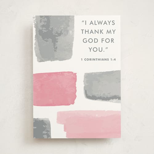 This is a salmon birthday cards for her with standard by Akweley Creative called blessing on your birthday printing on signature in greeting cards