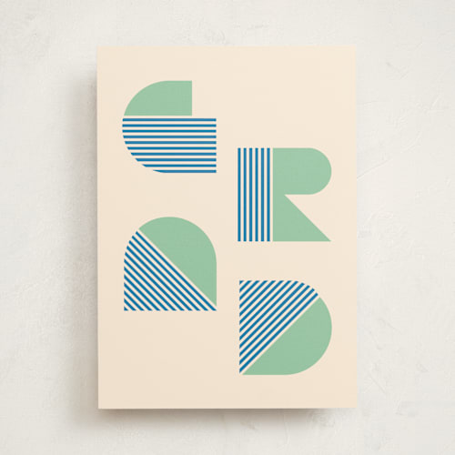 This is a butter graduation cards with standard by Summer Winkelman called retro grad printing on signature in greeting cards