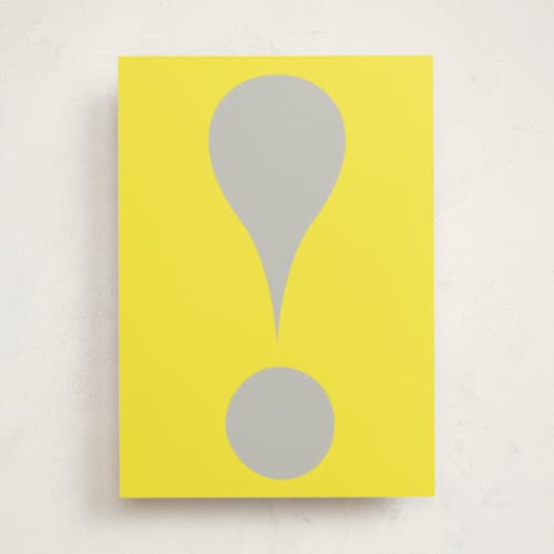 This is a sunray graduation cards with standard by Alexandra Cohn called exclamation point printing on signature in greeting cards