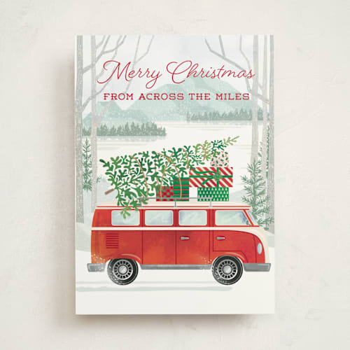 This is a forest greeting cards with standard by Paper Sun Studio called big country printing on signature in greeting cards