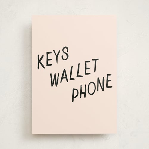 This is a blush friendship cards with standard by Annie Clark called a helpful reminder printing on signature in greeting cards