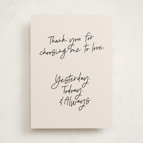 This is a latte friendship cards with standard by Kamala Nahas called chosen printing on signature in greeting cards