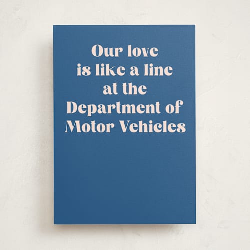 This is a pool friendship cards with standard by Jackie Crawford called the dmv printing on signature in greeting cards