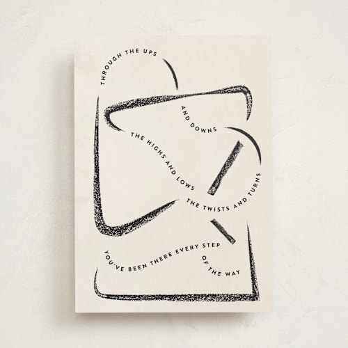 This is a ink friendship cards with standard by Robert and Stella called ups and downs printing on signature in greeting cards