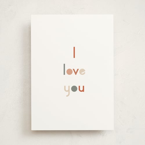 This is a cloud friendship cards with standard by Coit Creative called i love you type printing on signature in greeting cards