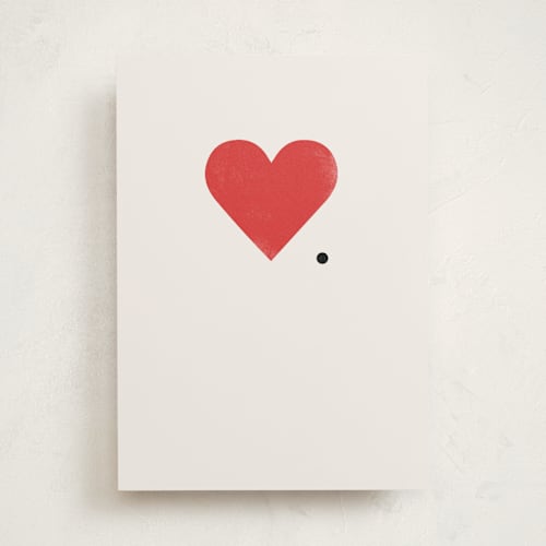 This is a snow friendship cards with standard by Sumak Studio called i mean it. printing on signature in greeting cards