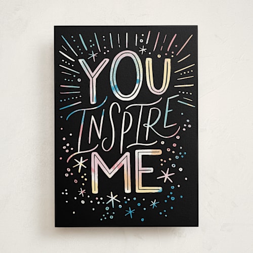 This is a midnight friendship cards with standard by Alethea and Ruth called you inspire me printing on signature in greeting cards
