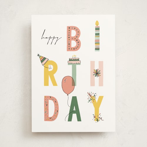This is a sunrise birthday cards for kids with standard by Michelle Taylor called funday printing on signature in greeting cards