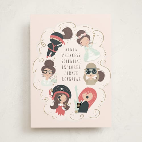This is a beige birthday cards for kids with standard by Itsy Belle Studio called boundless love printing on signature in greeting cards