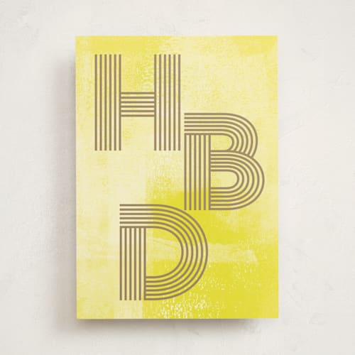 This is a sunshine birthday cards for kids with standard by Anna Elder called hbd printing on signature in greeting cards