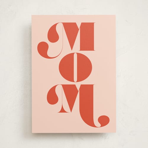 This is a papaya mothers day cards with standard by Lori Wemple called mom... printing on signature in greeting cards