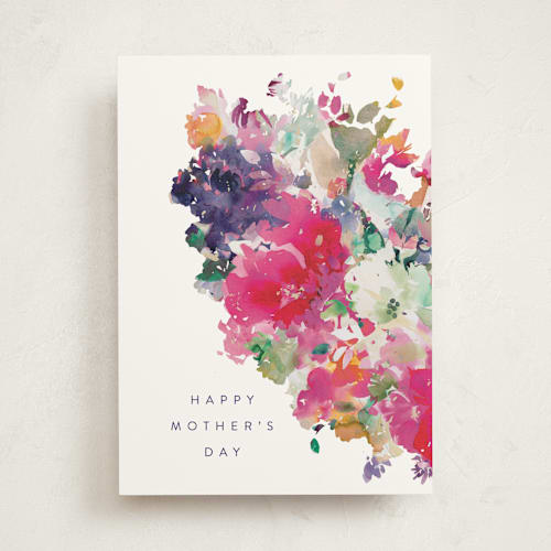 This is a rose mothers day cards with standard by Lori Wemple called floral printing on signature in greeting cards