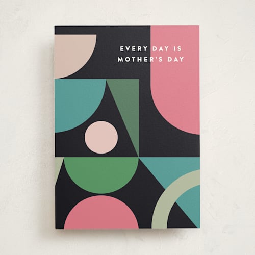 This is a colorful mothers day cards with standard by Maria Alou called every day printing on signature in greeting cards
