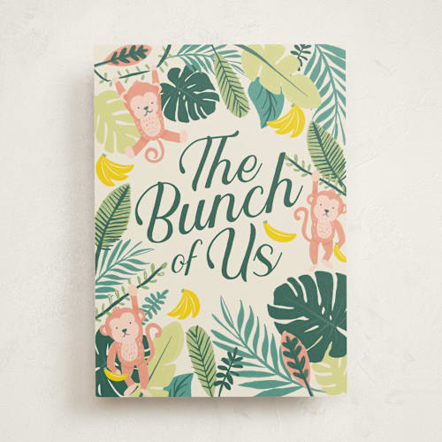This is a jungle mothers day cards with standard by Gina Grittner called love you bunches printing on signature in greeting cards