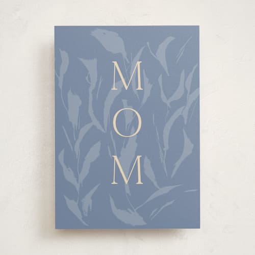 This is a bluebell mothers day cards with standard by Lindsay Megahed called blooming vines printing on signature in greeting cards