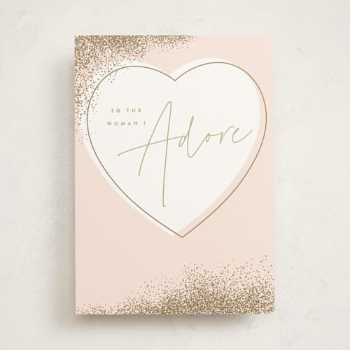 This is a cream mothers day cards with standard by chocomocacino called lunette printing on signature in greeting cards