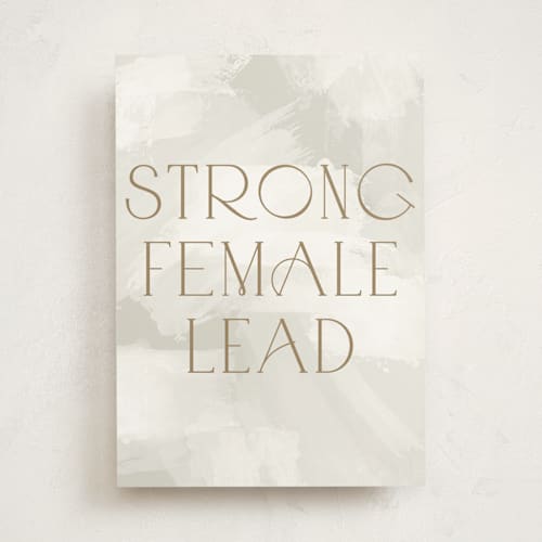 This is a sage mothers day cards with standard by Jackie Crawford called strong female lead printing on signature in greeting cards