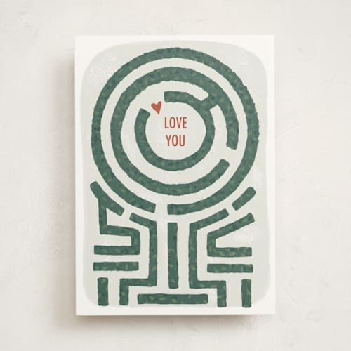 This is a grass mothers day cards with standard by Dawn Pope called topiary turns printing on signature in greeting cards