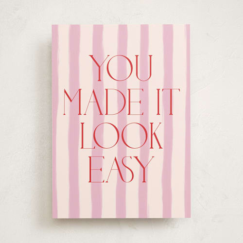 This is a carnation mothers day cards with standard by Maja Cunningham called you made it look easy printing on signature in greeting cards