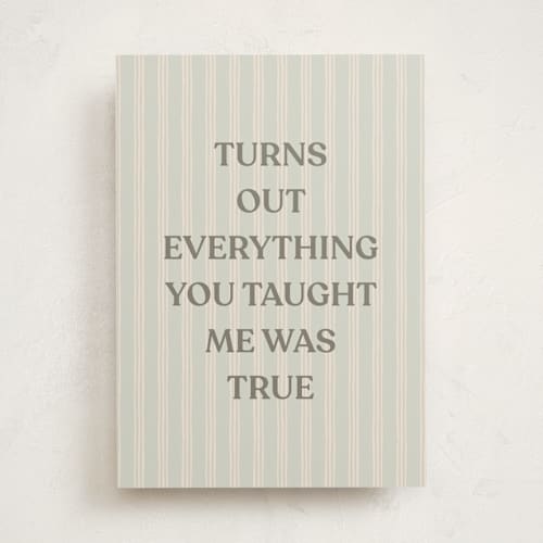 This is a sage mothers day cards with standard by Sara Hicks Malone called moms know best printing on signature in greeting cards