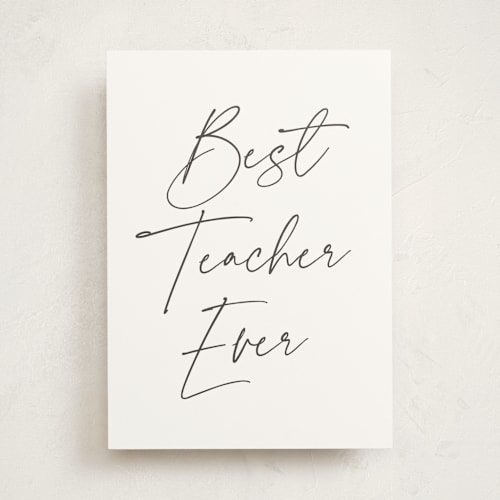 This is a ink greeting cards with standard by Ashley Rosenbaum called signed printing on signature in greeting cards