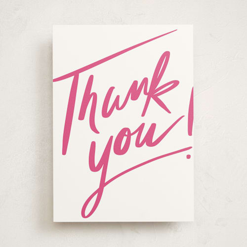 This is a candy greeting cards with standard by Oscar and Emma - Karly Depew called huge thanks printing on signature in greeting cards