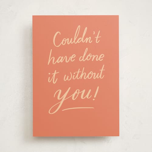 This is a melon greeting cards with standard by Ashlee Townsend called without you printing on signature in greeting cards